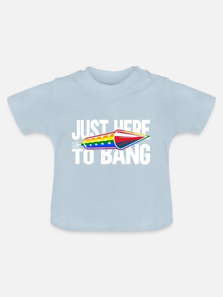 LGBT - Baby Bio-T-Shirt mit Rundhals - Hellblau