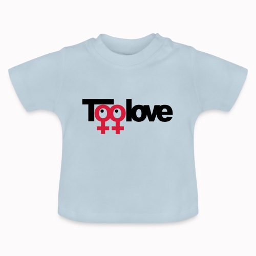 toolove mm - Maglietta ecologica con scollo rotondo per neonato