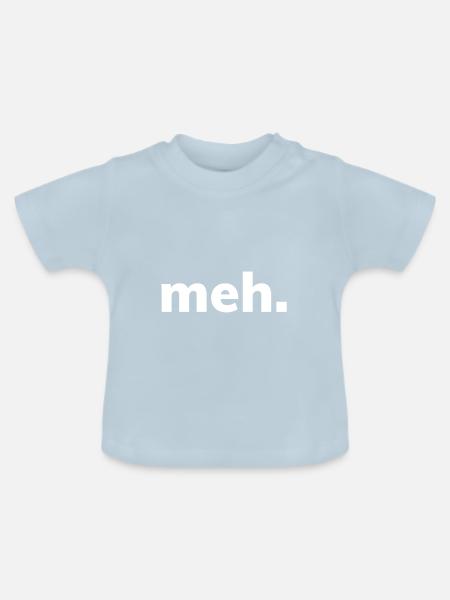 MEH. - Baby Bio-T-Shirt mit Rundhals - Hellblau