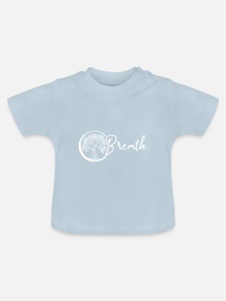 Breath - Baby Bio-T-Shirt mit Rundhals - Hellblau