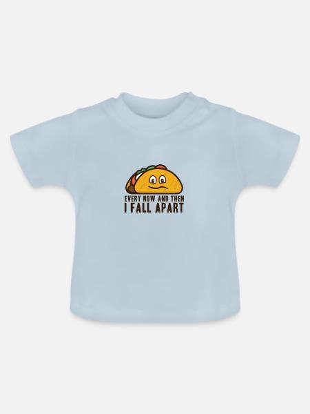 Taco - Baby Bio-T-Shirt mit Rundhals - Hellblau