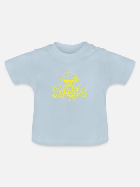 KABOOM - Baby Bio-T-Shirt mit Rundhals - Hellblau