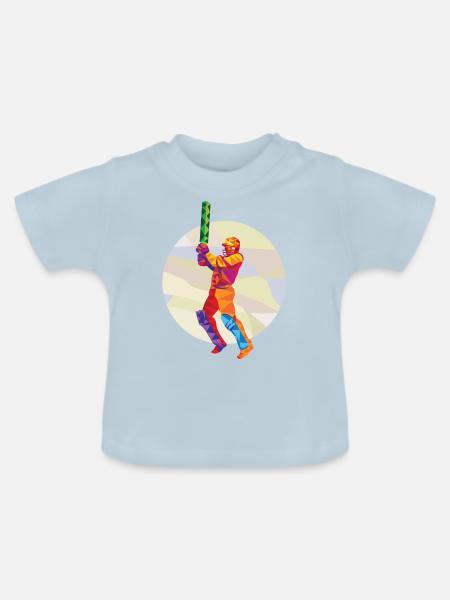Cricket - Baby Bio-T-Shirt mit Rundhals - Hellblau