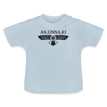 ANUNNAKI Präastronautik Ancient Aliens - Baby Bio-T-Shirt mit Rundhals - Hellblau - Vorne