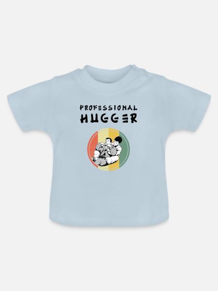 Brazilian Jiu-Jitsu Professional Hugger - Baby Bio-T-Shirt mit Rundhals - Hellblau