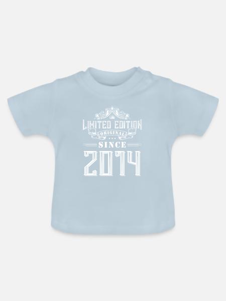2014 limited edition - Baby Bio-T-Shirt mit Rundhals - Hellblau