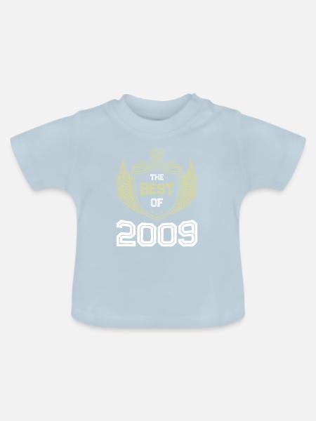 2009 best of - Baby Bio-T-Shirt mit Rundhals - Hellblau