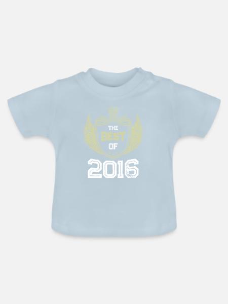 2016 best of - Baby Bio-T-Shirt mit Rundhals - Hellblau