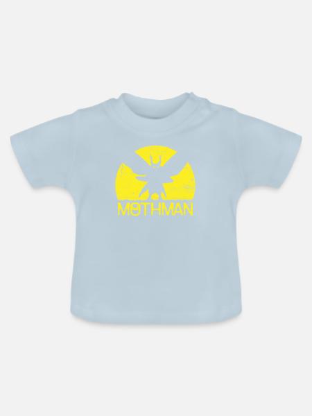 Mothman Point Pleasant - Baby Bio-T-Shirt mit Rundhals - Hellblau