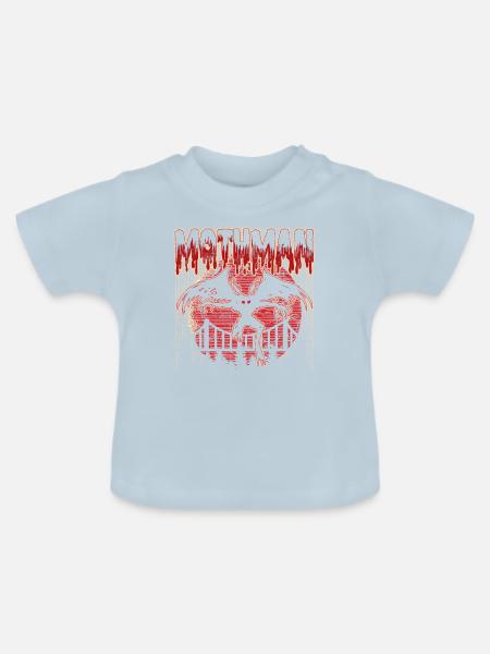 Mothman - Baby Bio-T-Shirt mit Rundhals - Hellblau