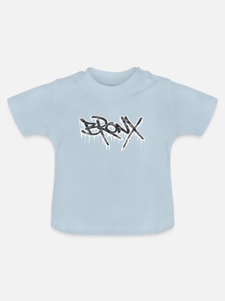 Bronx - Baby Bio-T-Shirt mit Rundhals - Hellblau