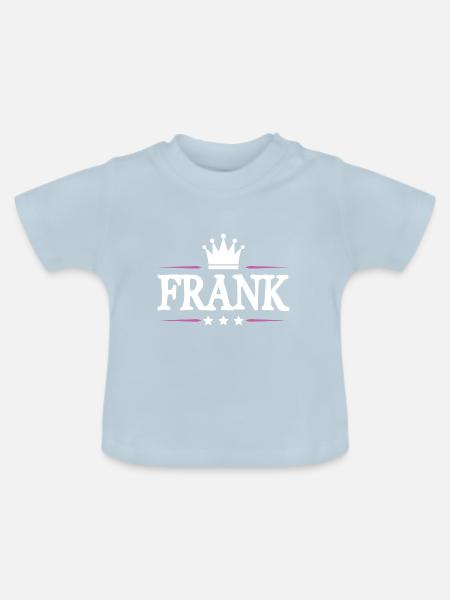 Frank - Baby Bio-T-Shirt mit Rundhals - Hellblau