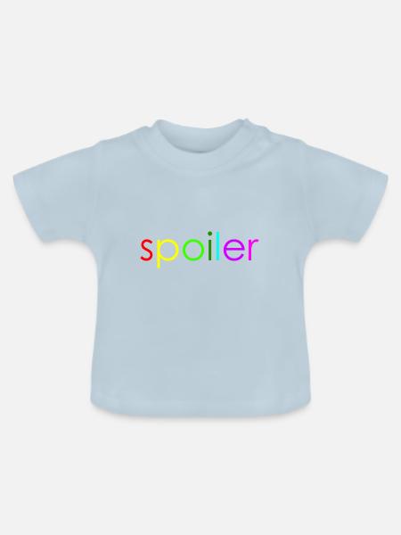 Spoiler - Baby Bio-T-Shirt mit Rundhals - Hellblau