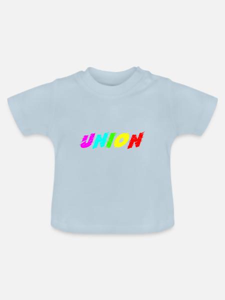 Union - Baby Bio-T-Shirt mit Rundhals - Hellblau