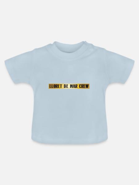 Lloret De Mar Crew - Baby Bio-T-Shirt mit Rundhals - Hellblau