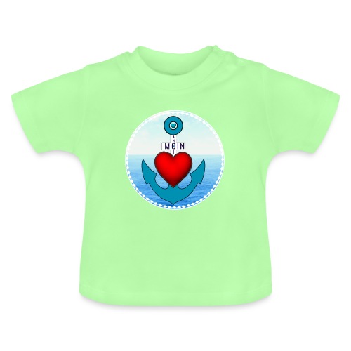 Herzensanker - Baby Bio-T-Shirt mit Rundhals
