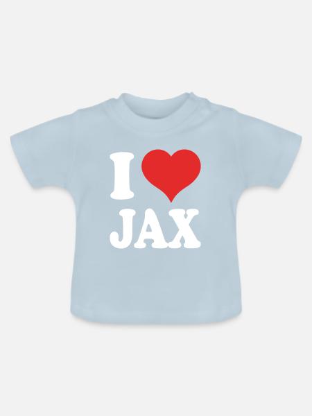 Jacksonville Florida - Baby Bio-T-Shirt mit Rundhals - Hellblau