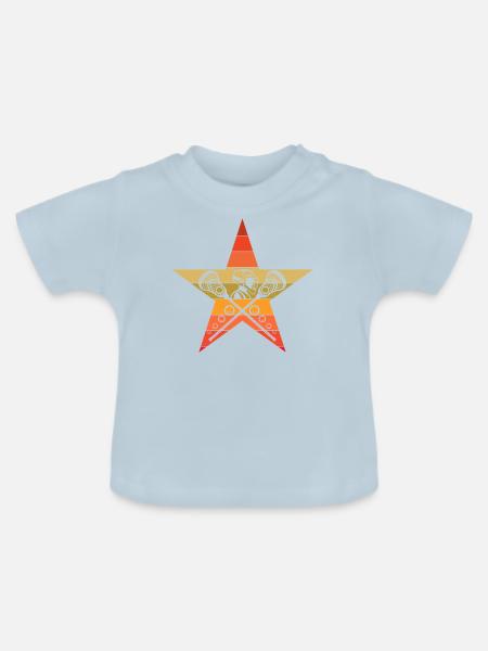 Lacrosse - Baby Bio-T-Shirt mit Rundhals - Hellblau