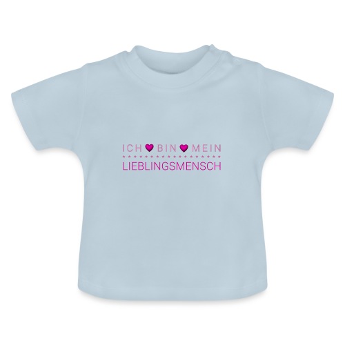 Lieblingsmensch - Baby Bio-T-Shirt mit Rundhals