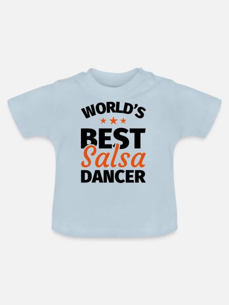 Salsa - Baby Bio-T-Shirt mit Rundhals - Hellblau
