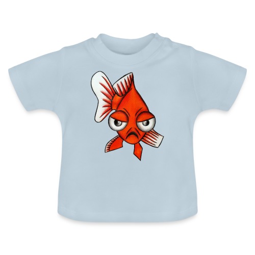Angry Fish - T-shirt bio col rond Bébé