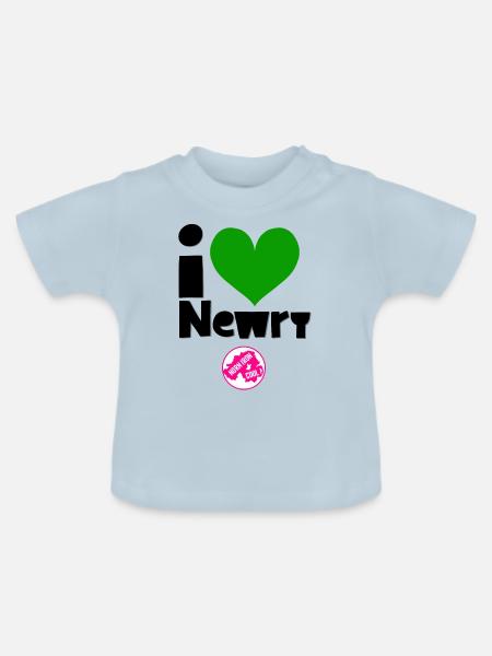 Newry Armagh - Baby Bio-T-Shirt mit Rundhals - Hellblau