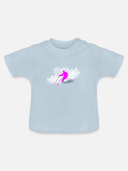 Freerider - Baby Bio-T-Shirt mit Rundhals - Hellblau