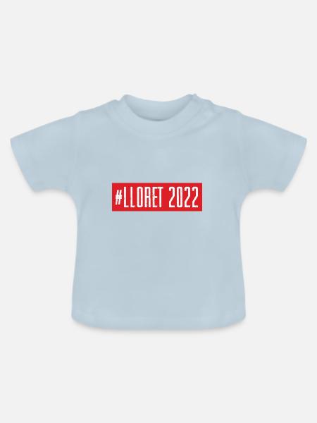 Lloret De Mar 2022 - Baby Bio-T-Shirt mit Rundhals - Hellblau