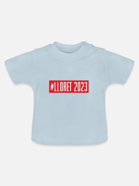 Lloret De Mar 2023 - Baby Bio-T-Shirt mit Rundhals - Hellblau