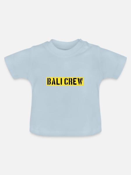 Bali Crew - Baby Bio-T-Shirt mit Rundhals - Hellblau
