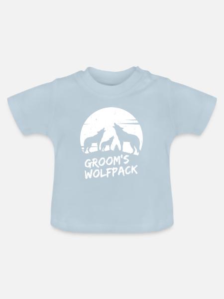 Groom Squad - Baby Bio-T-Shirt mit Rundhals - Hellblau