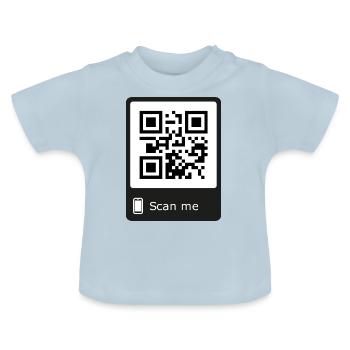 will you marry me - Baby Bio-T-Shirt mit Rundhals - Hellblau - Vorne