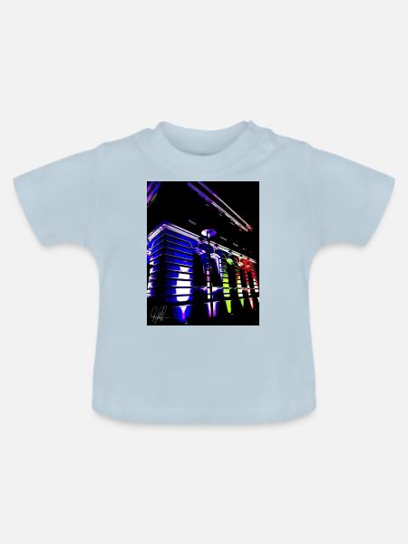 Rainbow-avenue - Baby Bio-T-Shirt mit Rundhals - Hellblau