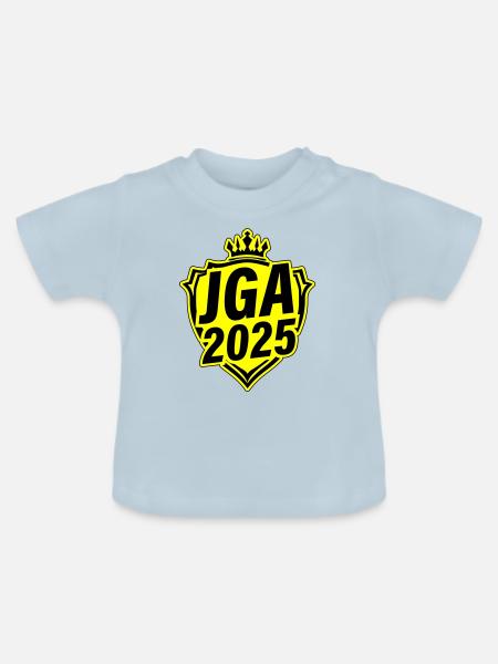 Jga 2025 Junggesellen Abschied - Baby Bio-T-Shirt mit Rundhals - Hellblau