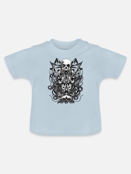 Totem - Baby Bio-T-Shirt mit Rundhals - Hellblau