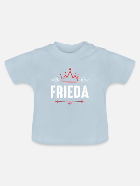 Frieda - Baby Bio-T-Shirt mit Rundhals - Hellblau