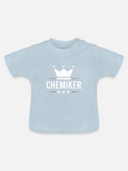 Chemiker Beruf - Baby Bio-T-Shirt mit Rundhals - Hellblau