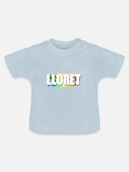 Lloret De Mar - Baby Bio-T-Shirt mit Rundhals - Hellblau