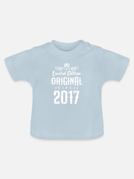 2017 limited edition - Baby Bio-T-Shirt mit Rundhals - Hellblau
