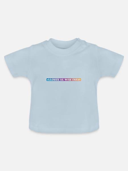 Lloret De Mar Crew - Baby Bio-T-Shirt mit Rundhals - Hellblau