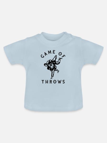 Judo Jiu Jitsu Game Of Throws Fan Gift - Baby Bio-T-Shirt mit Rundhals - Hellblau