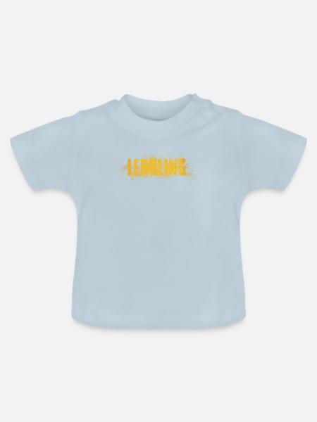 Lehrling - Baby Bio-T-Shirt mit Rundhals - Hellblau