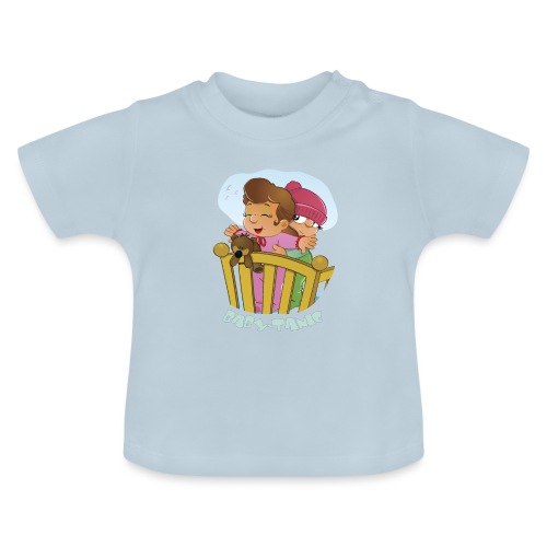 Baby-Tanic - Camiseta orgánica para bebé con cuello redondo