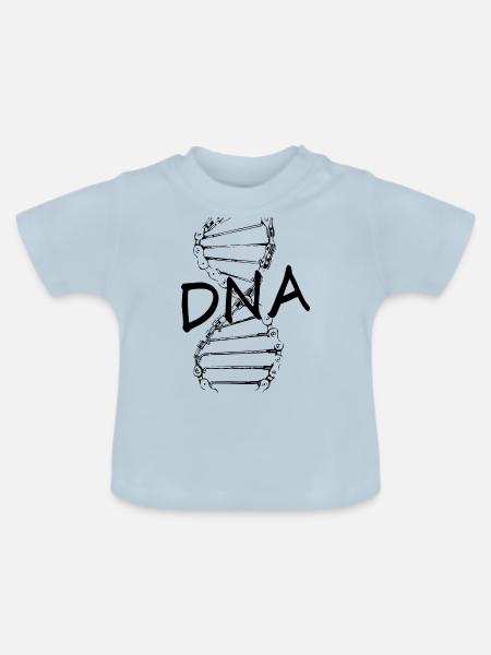 Biker DNA - Baby Bio-T-Shirt mit Rundhals - Hellblau