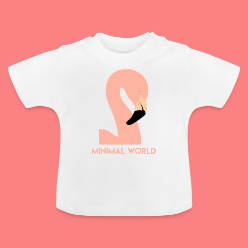 FLAMINGO - Maglietta ecologica con scollo rotondo per neonato