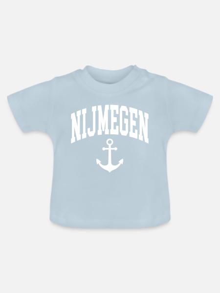 Nijmegen - Baby Bio-T-Shirt mit Rundhals - Hellblau