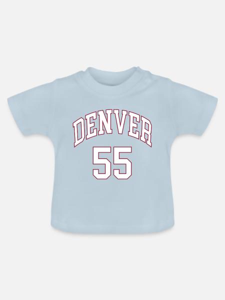 Denver 55 - Baby Bio-T-Shirt mit Rundhals - Hellblau