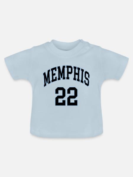 Memphis 22 - Baby Bio-T-Shirt mit Rundhals - Hellblau