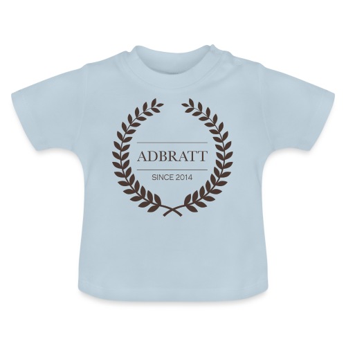 Adbratt - Ekologisk T-shirt med rund hals baby