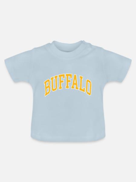 Buffalo - Baby Bio-T-Shirt mit Rundhals - Hellblau